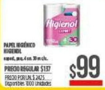 Supermercados Vea Papel Higienico Higienol oferta