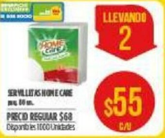Supermercados Vea Servilletas Home Care oferta