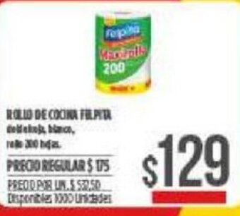 Supermercados Vea Rollo De Cocina Felpita oferta