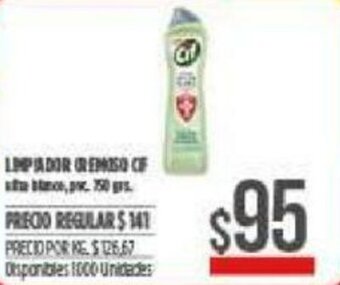 Supermercados Vea CIF Limpiador Cremoso oferta