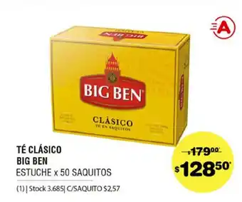 Atomo Conviene Big Ten Té Clásico Estuche x 50saq oferta