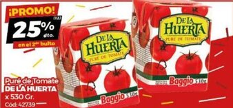 Diarco De La Huerta Puré de Tomate x 530gr oferta