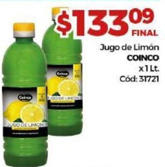 Diarco Coinco Jugo de Limón x 1Lt oferta