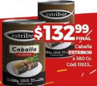 Diarco Estribor Caballa x 380gr oferta