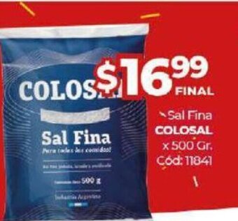 Diarco Colosal Sal Fina x 500gr oferta
