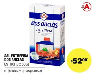 Atomo Conviene Sal Entrefina Dos Anclas Estuche x 500g oferta