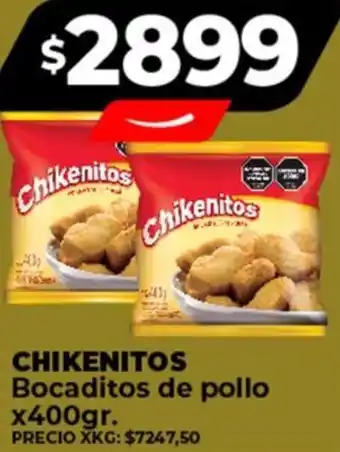 Supermayorista Vital CHIKENITOS Bocaditos de pollo x 400gr oferta
