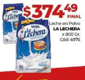 Diarco La Lechera leche en Polvo x 800gr oferta