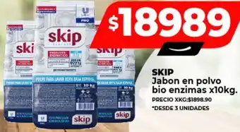 Supermayorista Vital SKIP Jabon en polvo bio enzimas x 10kg oferta
