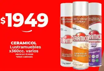 Supermayorista Vital CERAMICOL Lustramuebles x 360cc oferta