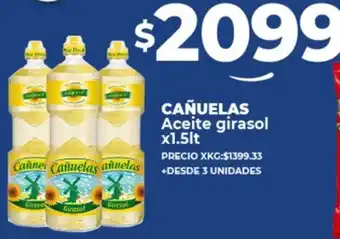 Supermayorista Vital CAÑUELAS Aceite girasol x 1.5lt oferta