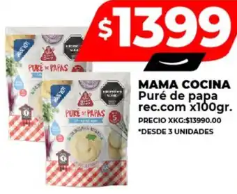 Supermayorista Vital MAMA COCINA Puré de papa rec. com x 100gr oferta