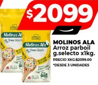 Supermayorista Vital MOLINOS ALA Arroz parboil g.selecto x 1kg oferta
