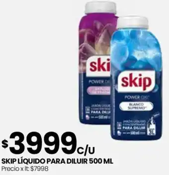 Punto Mayorista SKIP LÍQUIDO PARA DILUIR 500ML oferta