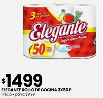 Punto Mayorista ELEGANTE ROLLO DE COCINA 3X50P oferta