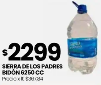 Punto Mayorista SIERRA DE LOS PADRES BIDÓN 6250cc oferta
