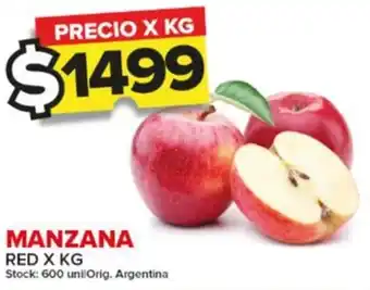 Carrefour Maxi MANZANA RED X KG oferta