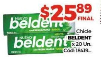 Diarco Beldent Chicle x 20Un oferta