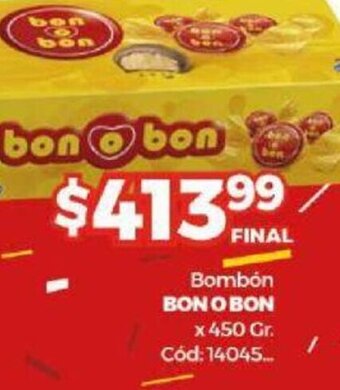 Diarco Bon o Bon Bombón x 450gr oferta