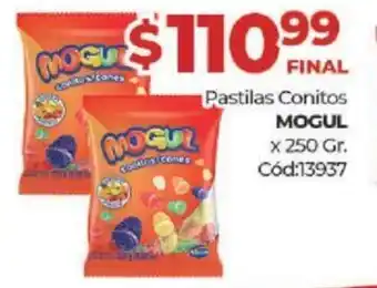 Diarco Mogul Pastilas Conitos x 250gr oferta