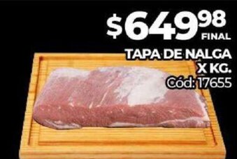 Diarco Tapa De Nalga x kg oferta