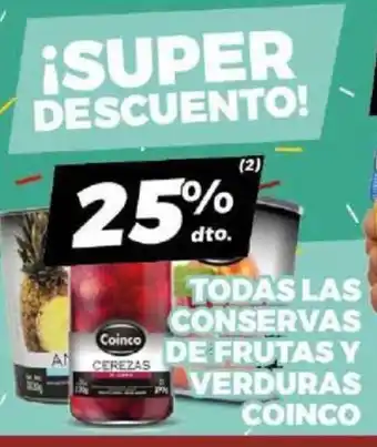 Diarco Todas las Conservas De Frutas Y Verduras Coinco oferta
