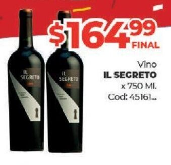Diarco Il Segreto Vino x 750ml oferta