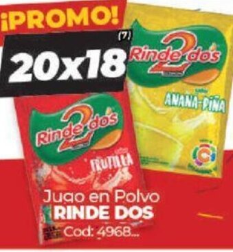 Diarco Rinde Dos Jugo en Polvo oferta