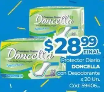 Diarco Doncella Protector Diarios con Desodorante x 20Un oferta