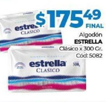 Diarco Estrella Algodón Clásico x 300gr oferta