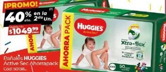 Diarco Huggies Pañales Active Sec Ahorrapack oferta