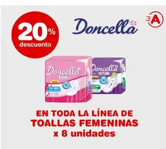Atomo Conviene Doncella En Toda La Línea De Toallas Femeninas x 8 unidades oferta