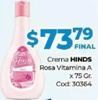 Diarco Hinds Crema Rosa Vitamina A x 75gr oferta