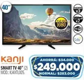 Casa del Audio Kanji SMART TV 40" oferta