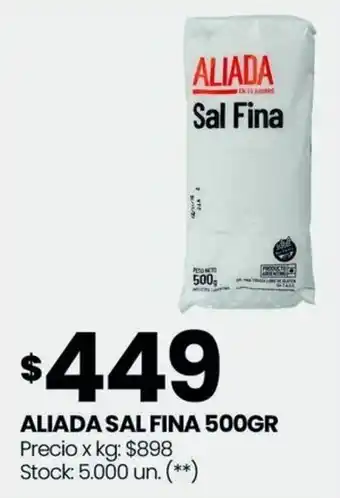 Changomas ALIADA SAL FINA 500GR oferta