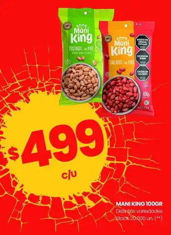 Changomas MANI KING 100GR oferta