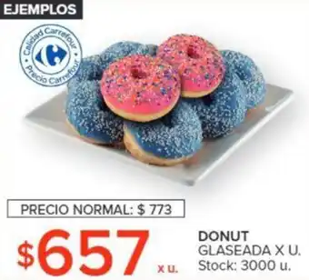 Carrefour DONUT GLASEADA X U. oferta