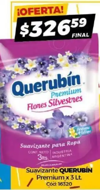 Diarco Querubin Suavizante Premium x 3Lt oferta