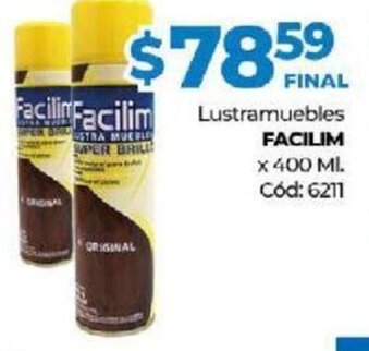Diarco Facilim Lustramuebles 400ml oferta