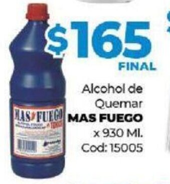 Diarco Mas Fuego Alcohol de Quemar 930ml oferta