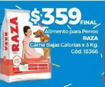 Diarco Raza Alimento para Perros Carne Bajas Calorias 3kg oferta