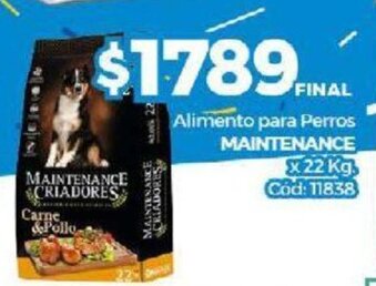 Diarco Maintenance Alimento para Perros 22kg oferta
