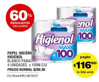 Atomo Conviene Papel Higiénico Higienol oferta