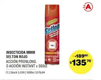 Atomo Conviene Insecticida MMM Selton Rojo x 360cc oferta