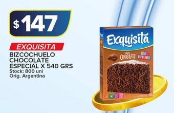 Carrefour Maxi Exquisita BIzcochuelo Chocolate Especial x 540grs oferta