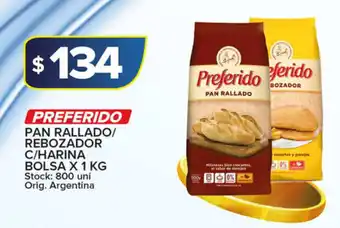 Carrefour Maxi Preferido Pan Rallado/Rebozador C/Harina Bolsa x 1kg oferta