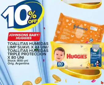 Carrefour Maxi Johnsons Baby/Huggies oferta