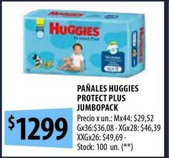 Punto Mayorista Pañales Huggies Protect Plus Jumbopack oferta