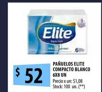 Punto Mayorista Pañuelos Elite Compacto Blanco 6x8n oferta