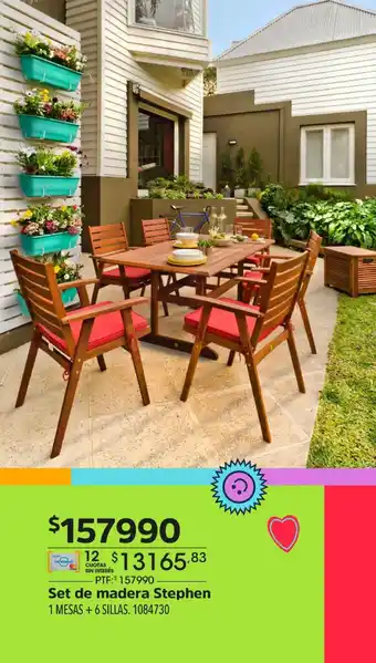 Easy Set de madera Stephen oferta